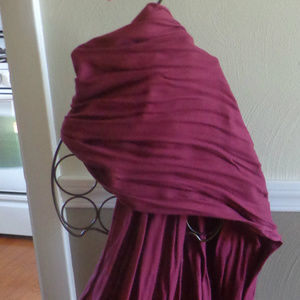 Oversized Burgundy Scarf/Wrap Pashmina